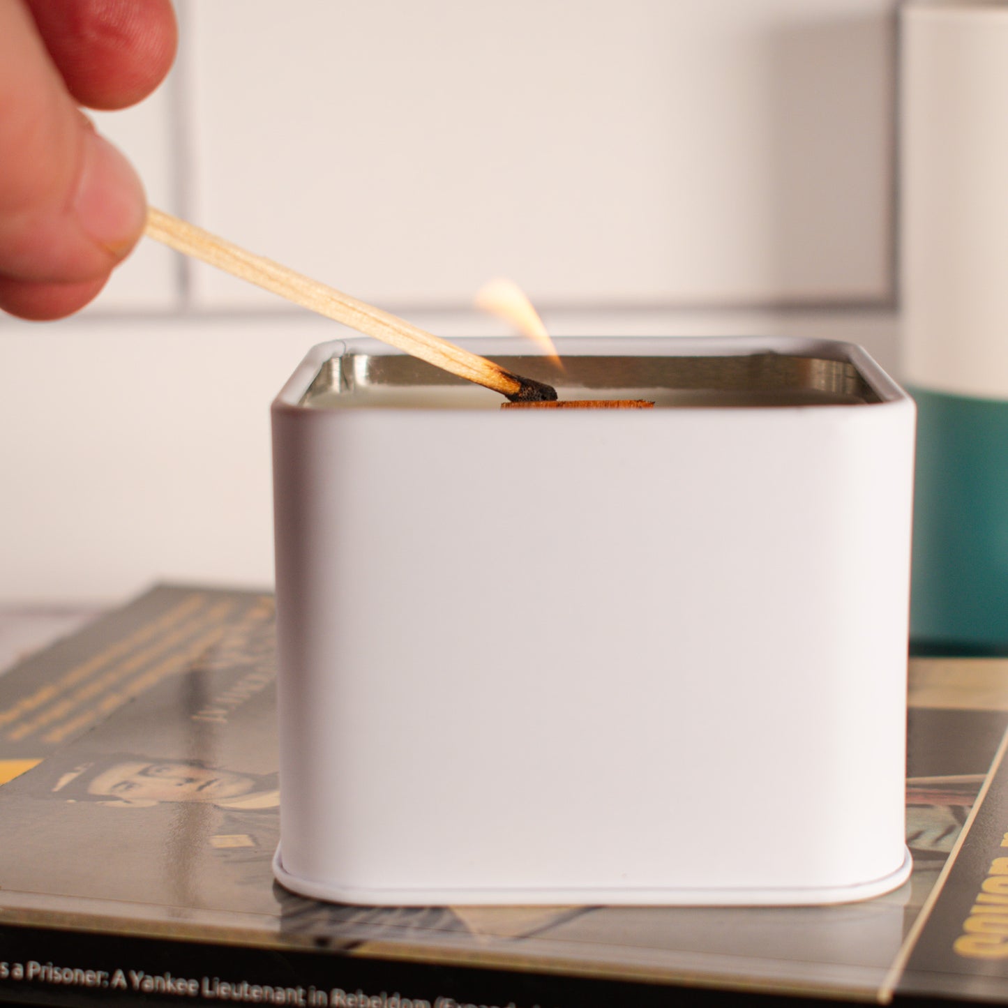 JD Vance's Couch soy wax wood wick candle