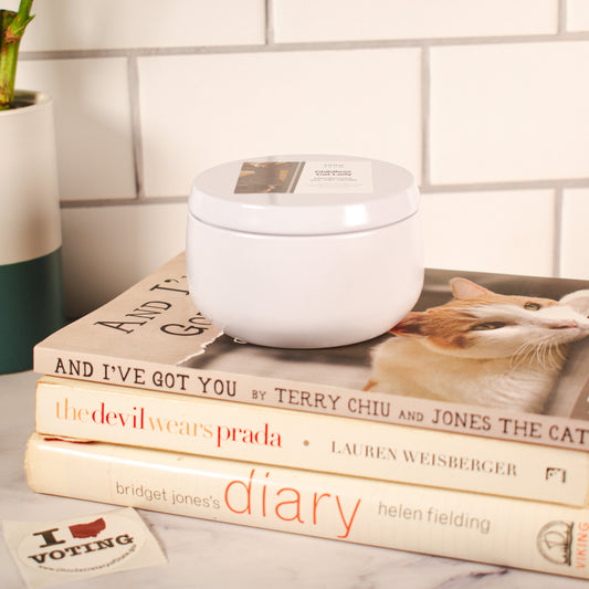 Childless Cat Lady soy wax wood wick candle