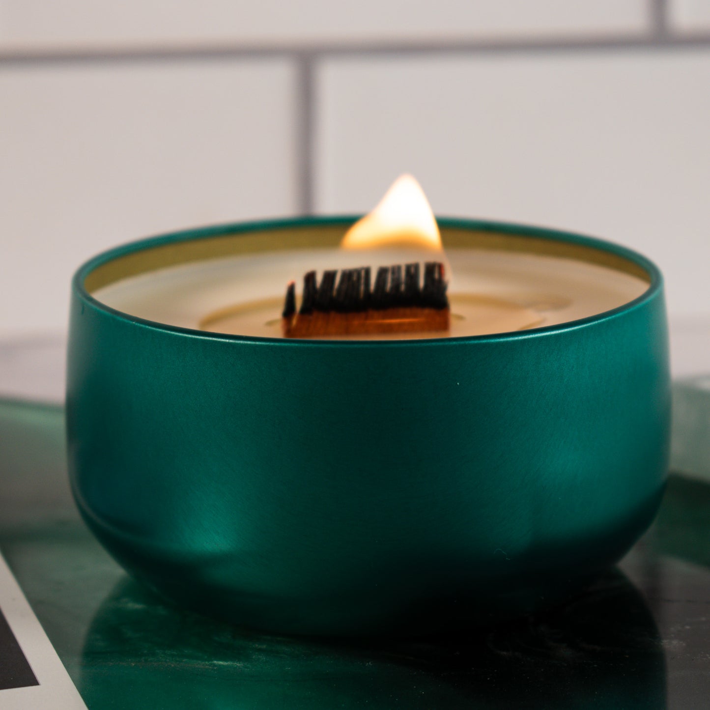 Moon scented candle