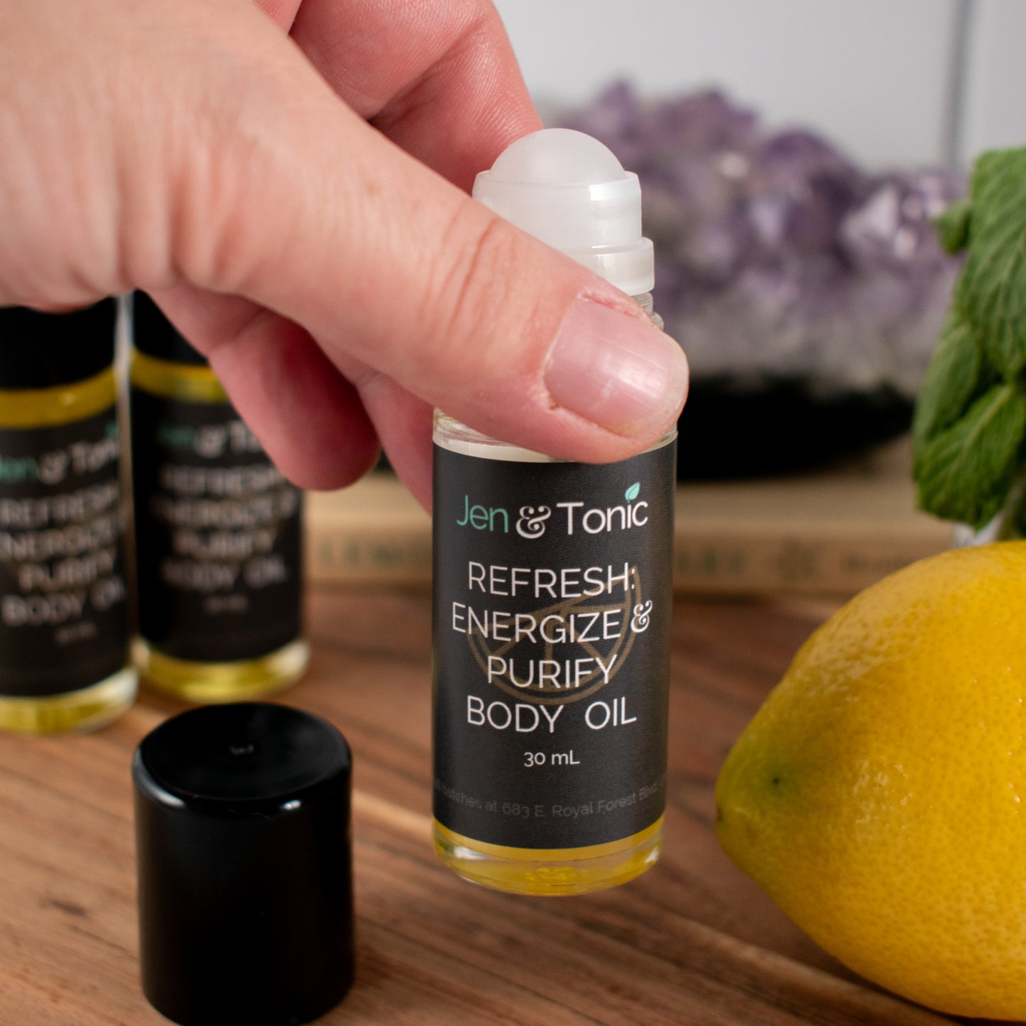 Refresh: Energize & Purify Body Oil Perfume