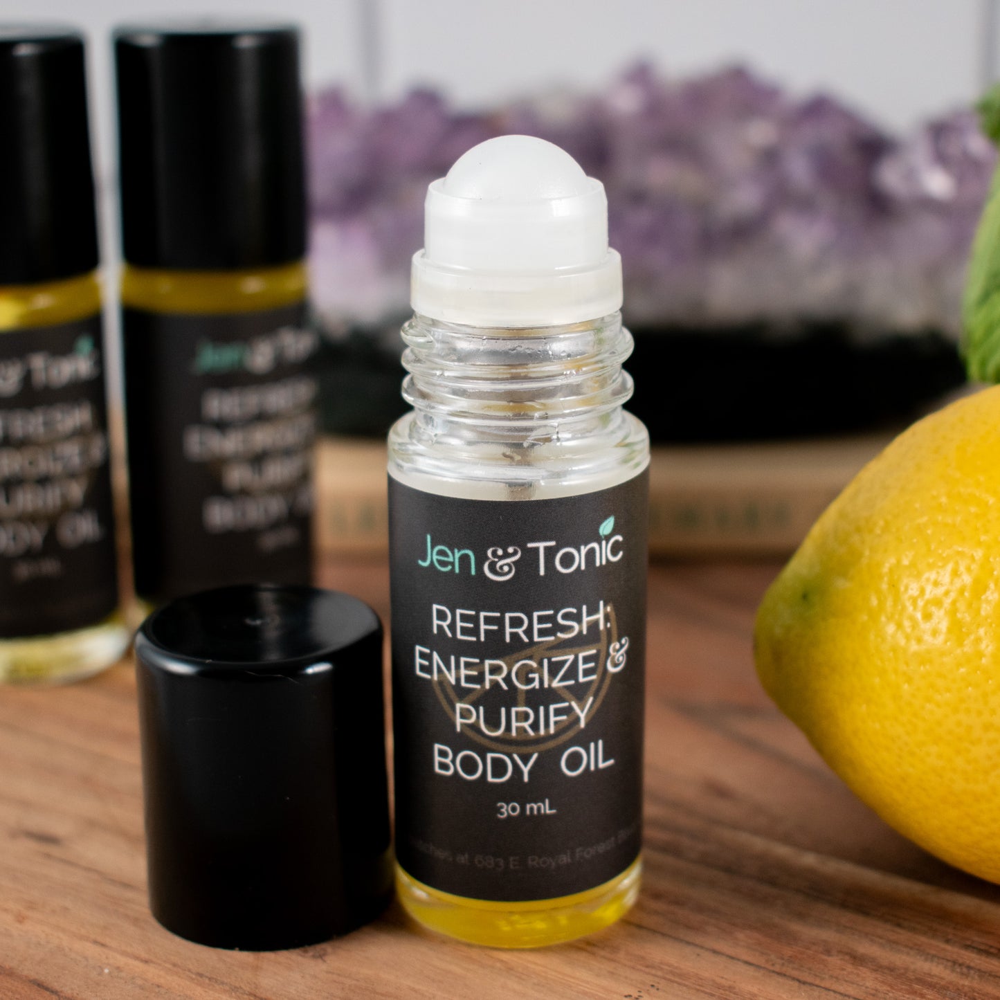Refresh: Energize & Purify Body Oil Perfume
