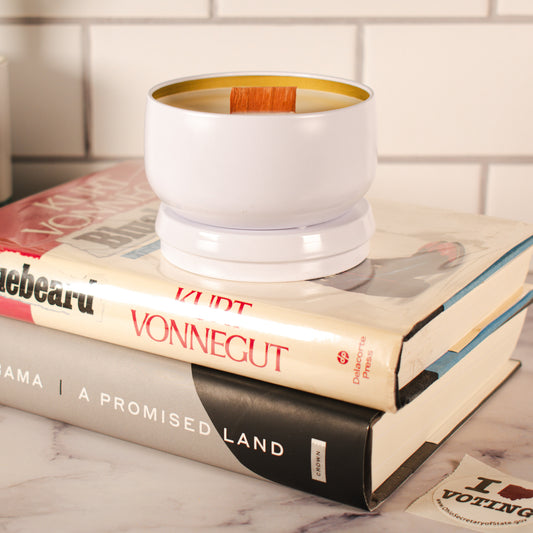 Big Dad Energy soy wax wood wick candle