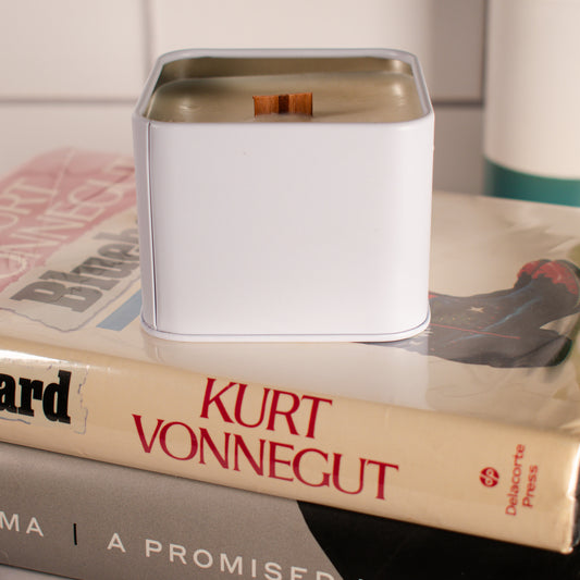 Big Dad Energy soy wax wood wick candle