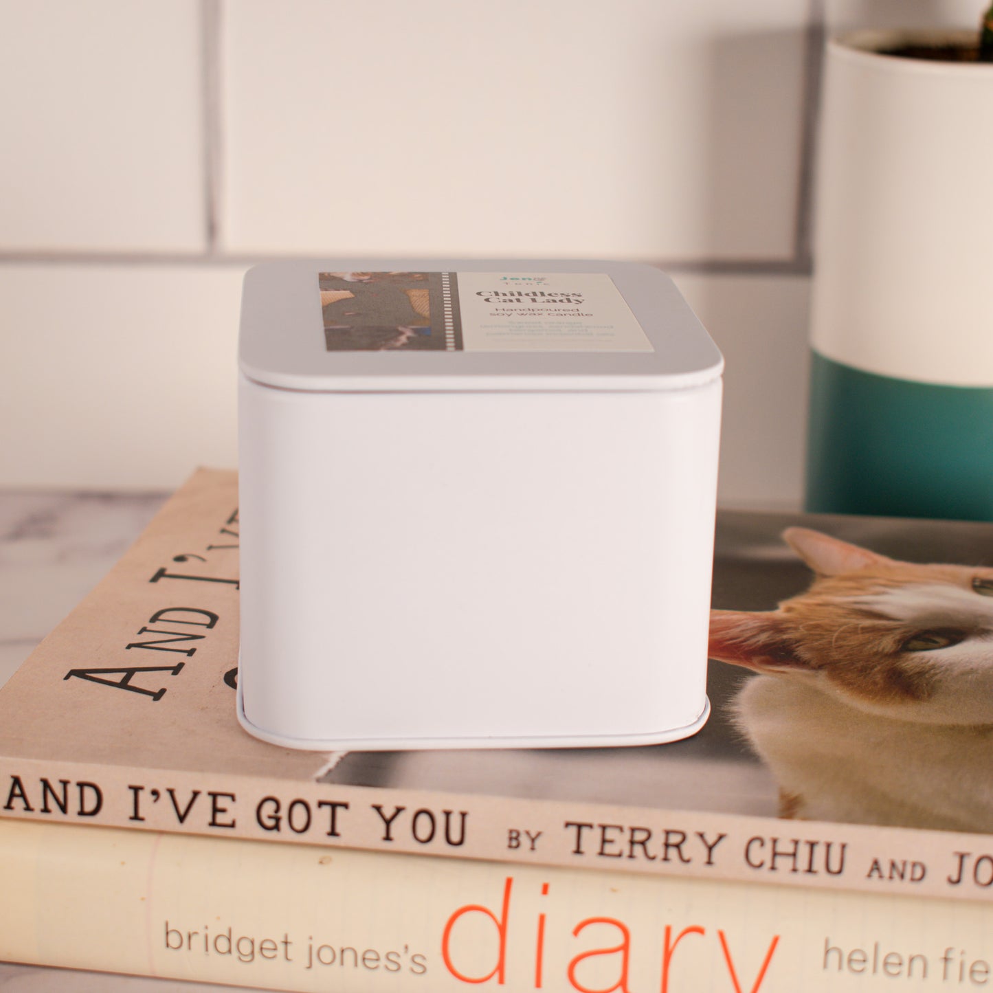 Childless Cat Lady soy wax wood wick candle