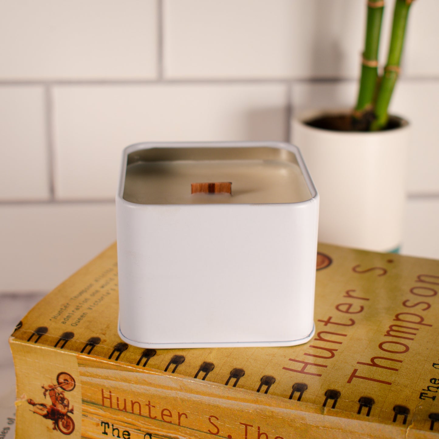 Just So Weird soy wax wood wick candle