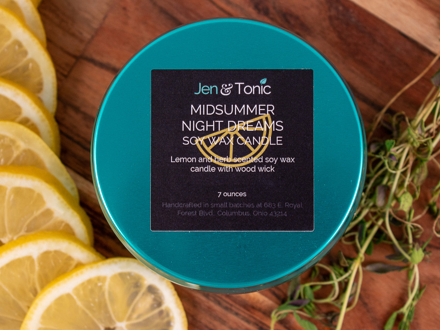 Midsummer Night Dreams Lemon Candle